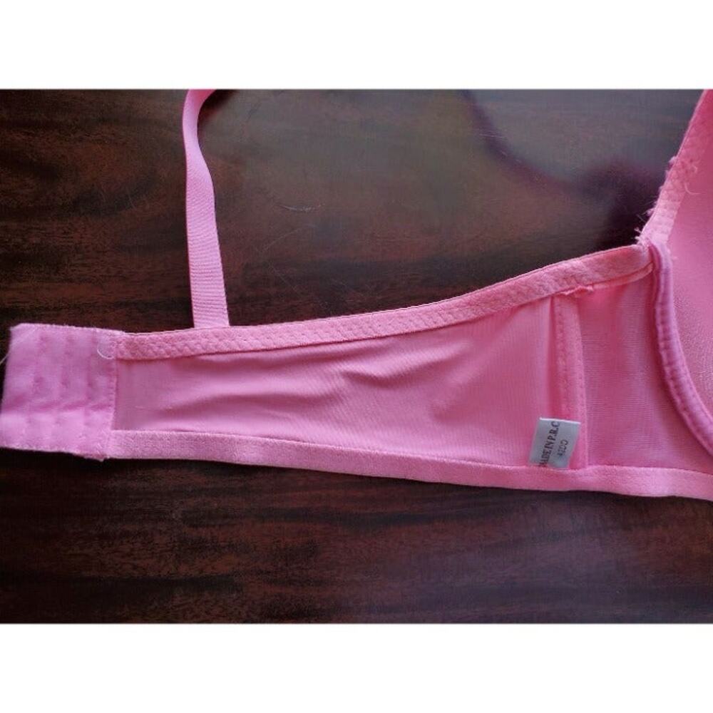 HandMade Unbranded Pink Bra, Size 42DD - Picture 3 of 6